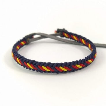 Flag of Spain's chain bracelet for men and woman Adjustable craft