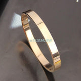 Fashion Women Polished Stainless Steel Girl's Bracelet Bangle Wristband Cuff Top #Y51#